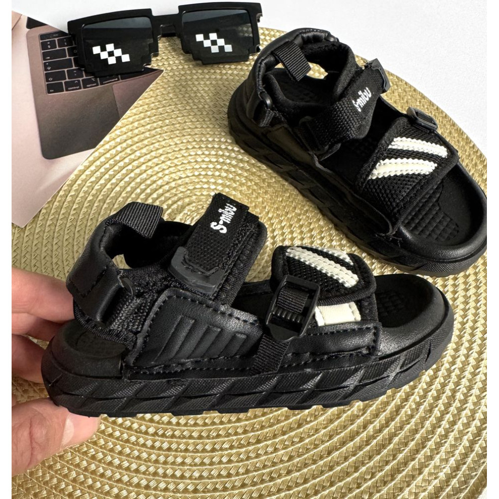 Босоніжки дитячі S-mibu, чорний