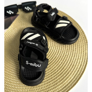 Босоніжки дитячі S-mibu, чорний