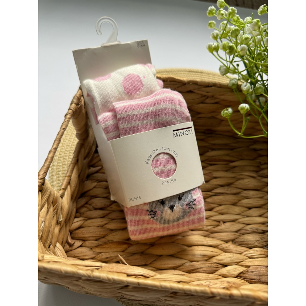 Комплект з 2-х колгот для дівчинки Minoti 30260