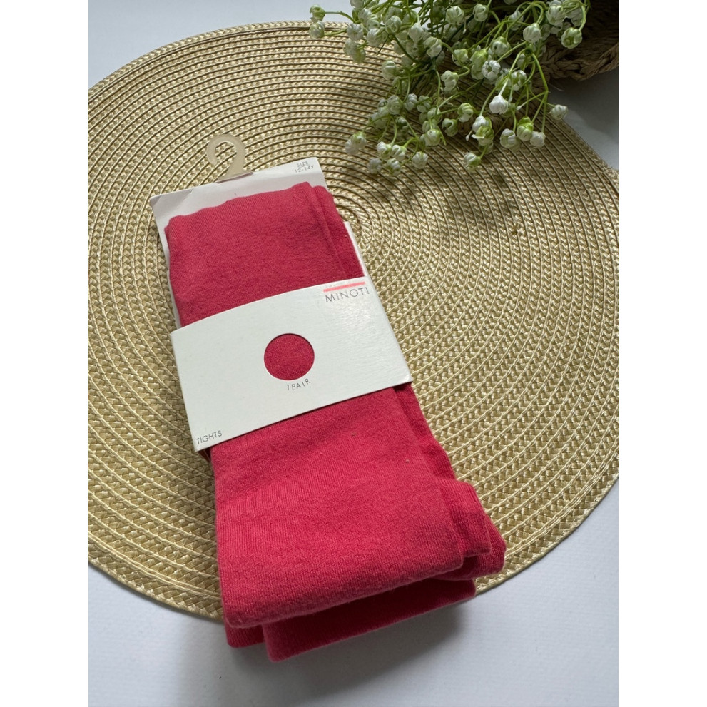 Колготи для дівчинки Minoti темно-рожевий 30263