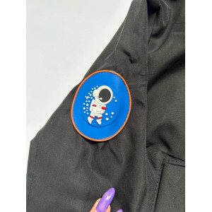 Бомбер хлопчику чорний 10408