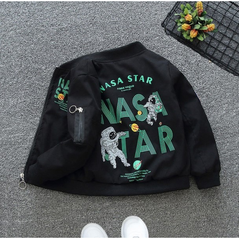 Бомбер хлопчику чорний 10408