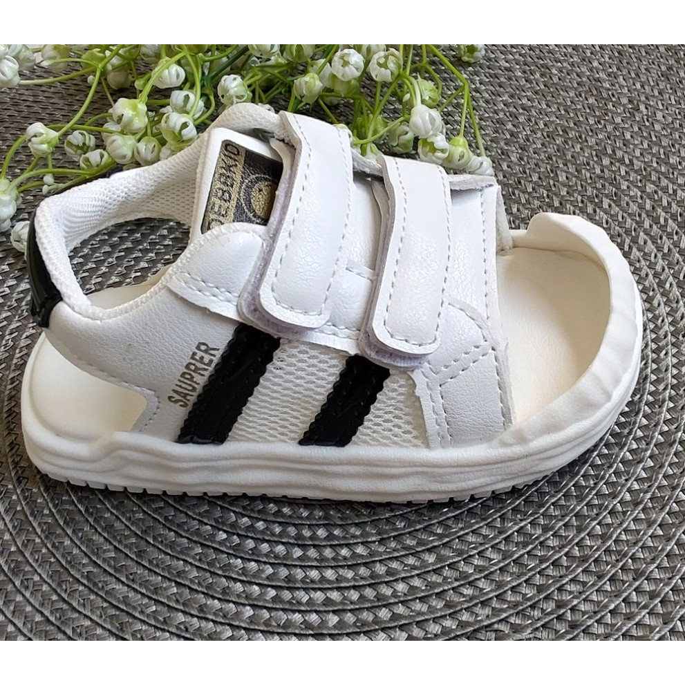 Босоніжки дитячі Debbkid з чорними вставками