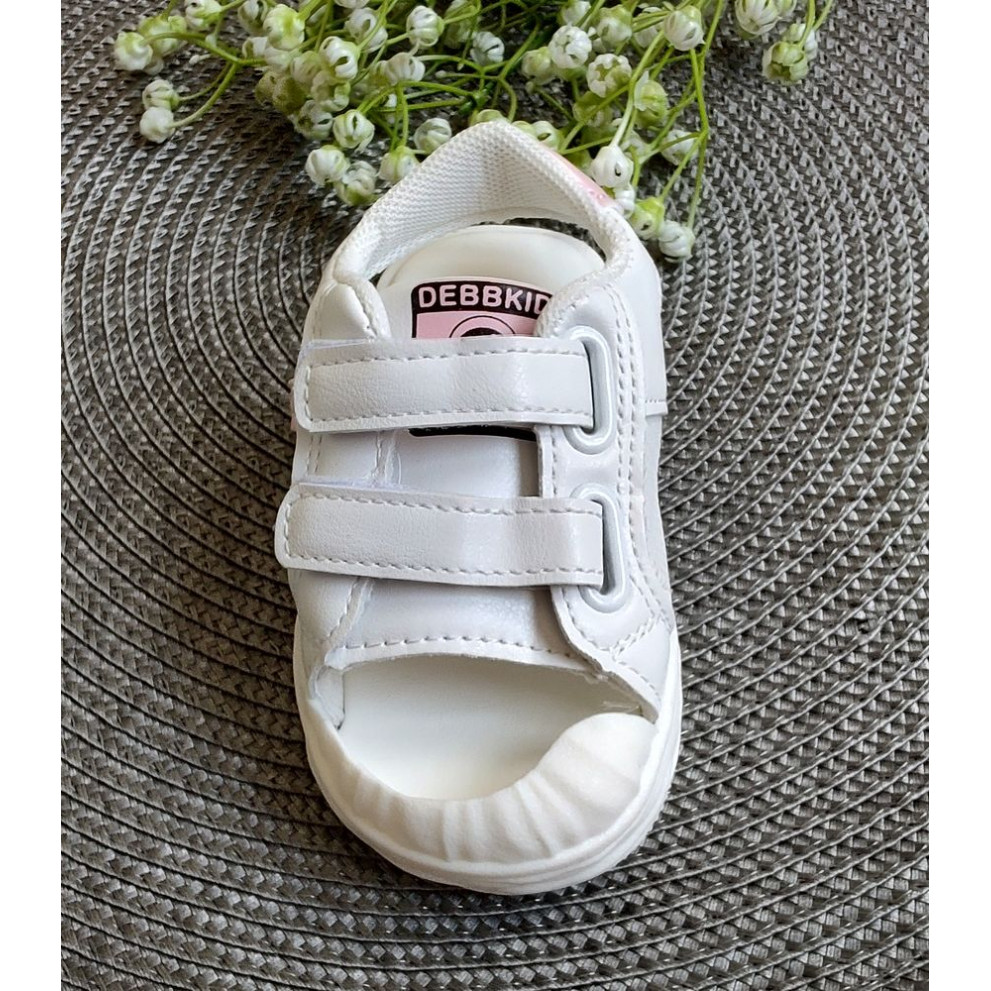 Босоніжки дитячі Debbkid з рожевими вставками