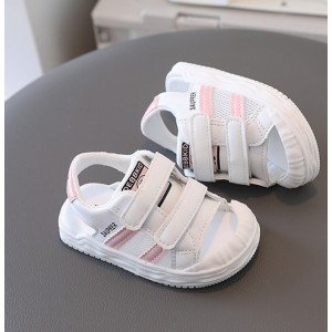 Босоніжки дитячі Debbkid з рожевими вставками