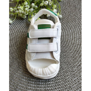 Босоніжки дитячі Debbkid з зеленими вставками