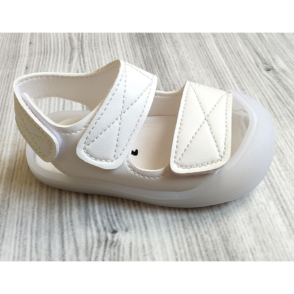 Босоніжки дитячі PU-шкіра білі