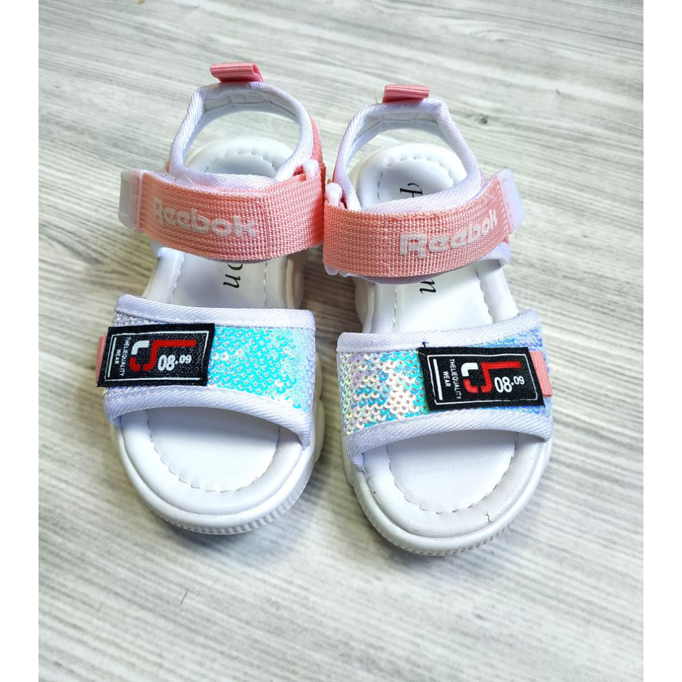 Босоніжки дитячі Reebok Replika біло-рожеві