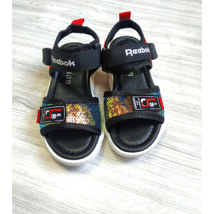 Босоніжки дитячі Reebok Replika чорно-червоні