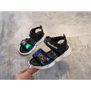 Босоніжки дитячі Reebok Replika чорно-зелені