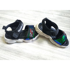 Босоніжки дитячі Reebok Replika чорно-зелені