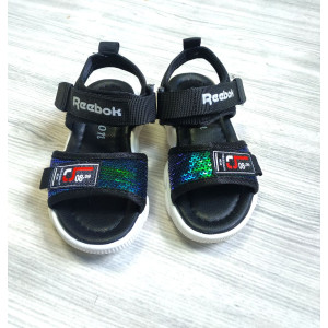 Босоніжки дитячі Reebok Replika чорно-зелені