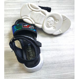 Босоніжки дитячі Reebok Replika чорно-зелені