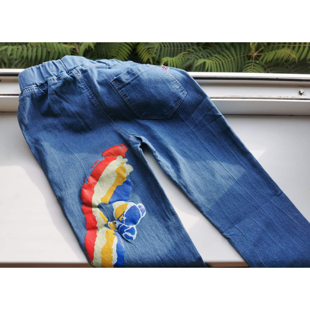 Джинси для хлопчика Rainbow with bear 10132