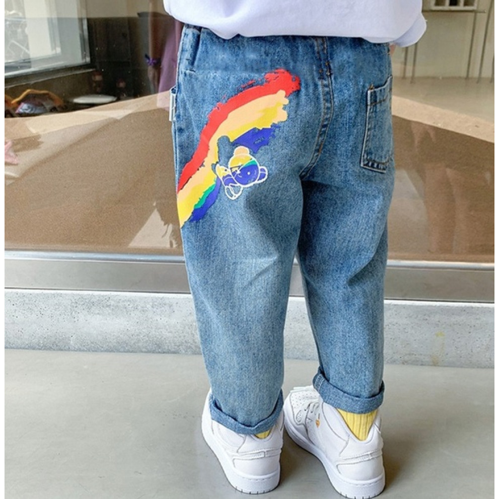 Джинси для хлопчика Rainbow with bear 10132