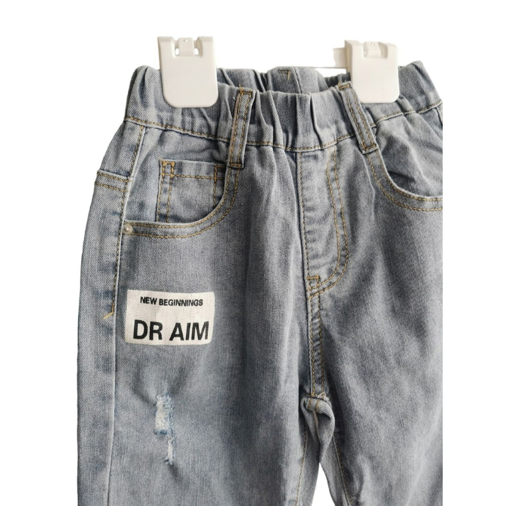 Джинси для хлопчика сині Dr Aim 10324