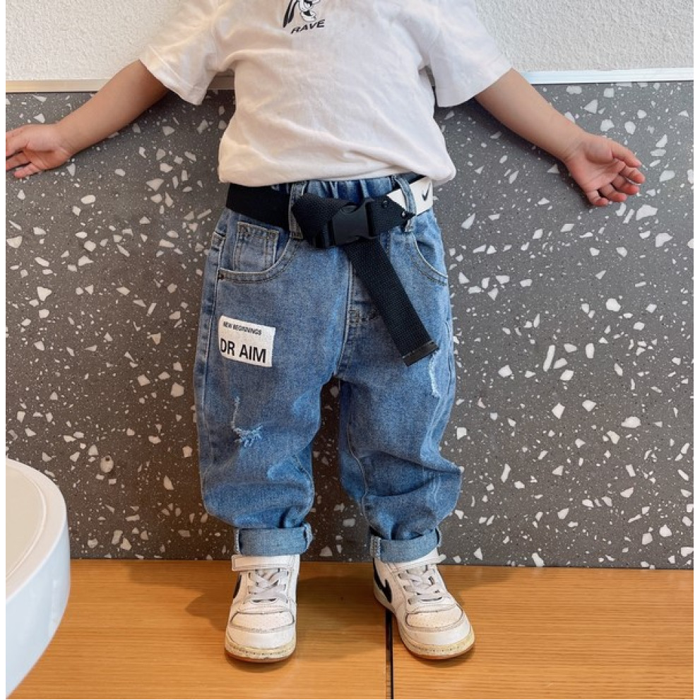 Джинси для хлопчика сині Dr Aim 10324