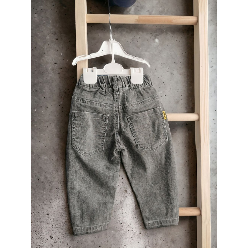 Джинси для хлопчика сірі Dr Aim 10325