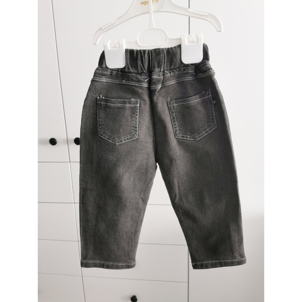 Джинси для хлопчика Smile чорні 10095