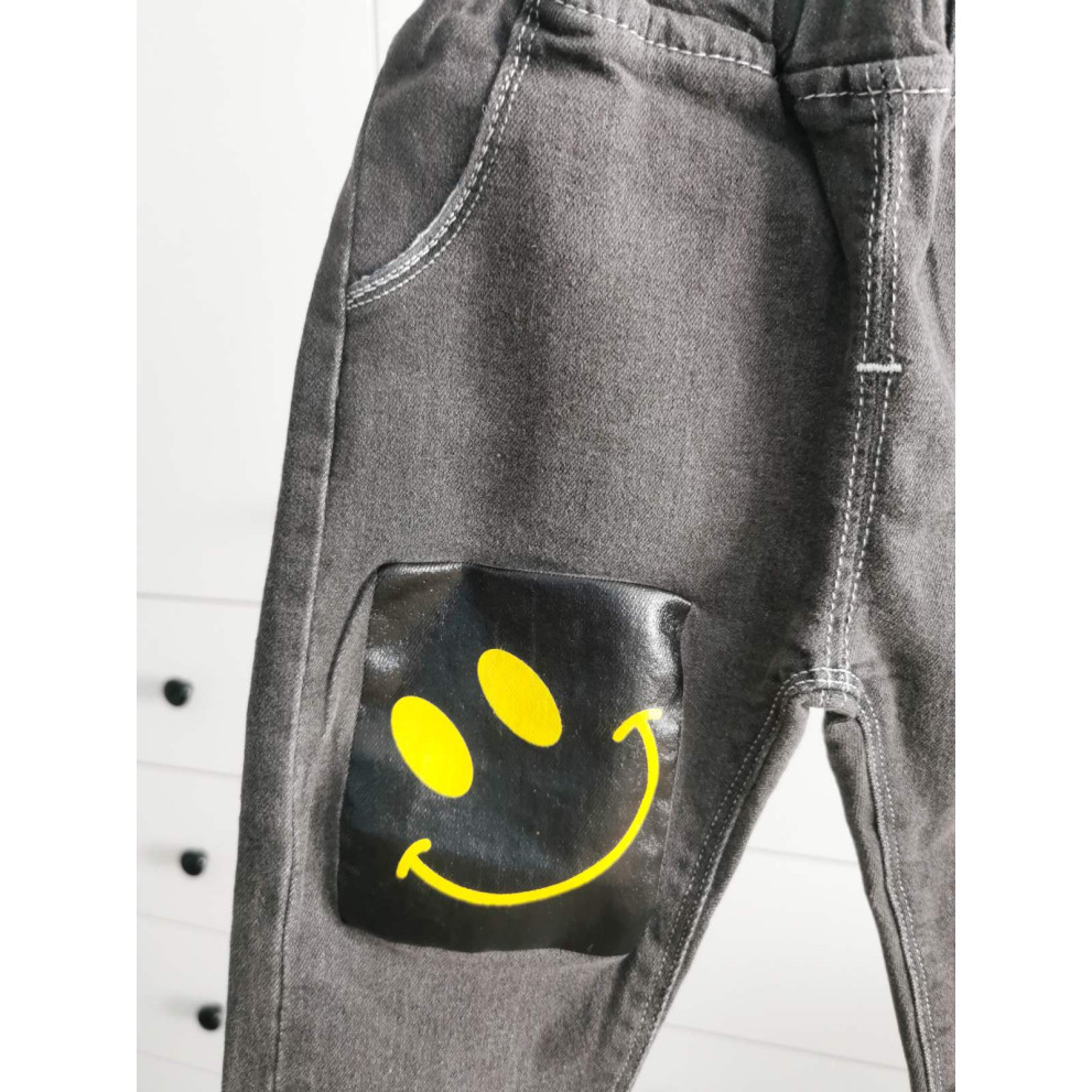 Джинси для хлопчика Smile чорні 10095