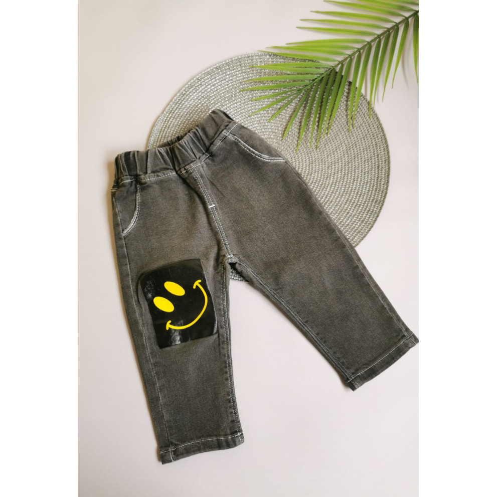 Джинси для хлопчика Smile чорні 10095