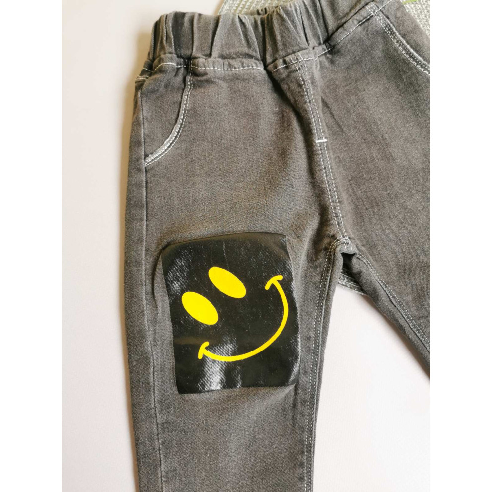 Джинси для хлопчика Smile чорні 10095