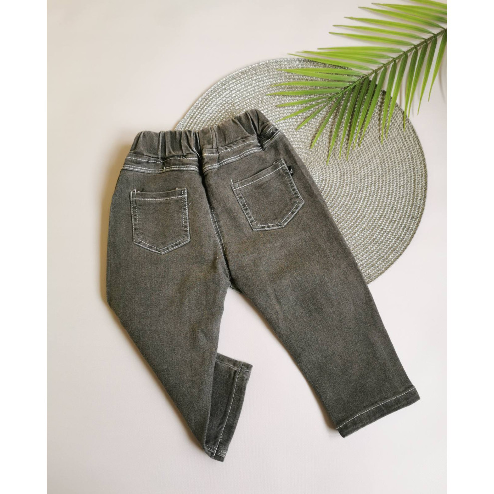 Джинси для хлопчика Smile чорні 10095