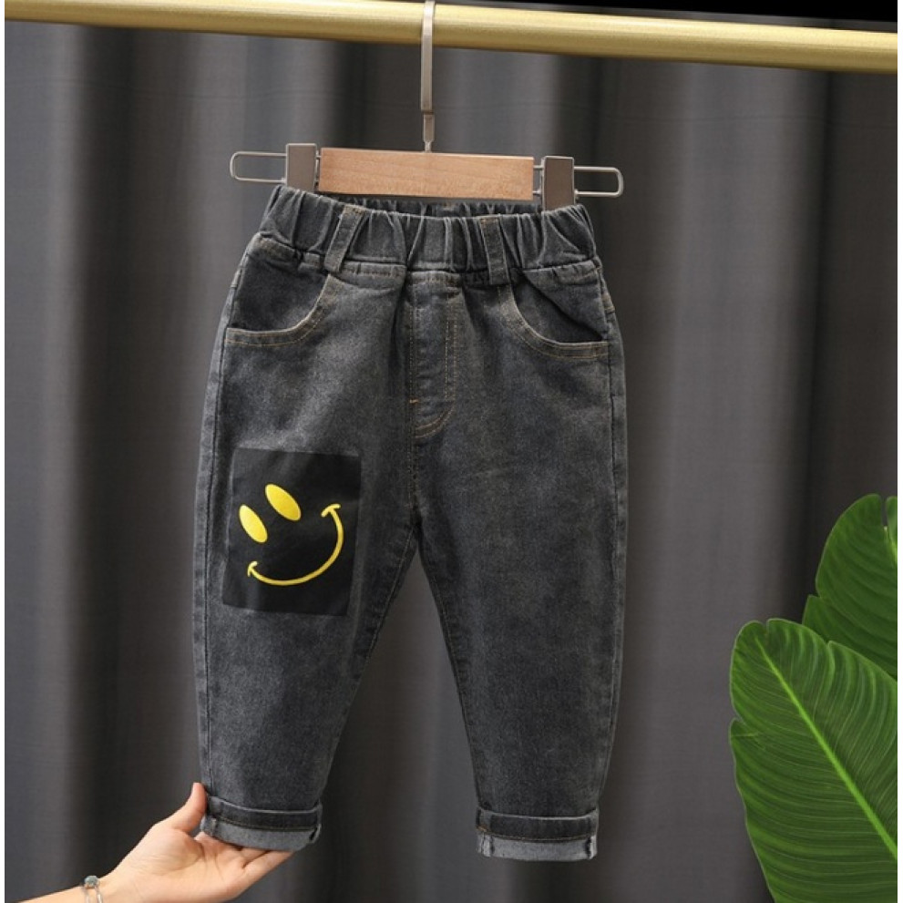 Джинси для хлопчика Smile чорні 10095