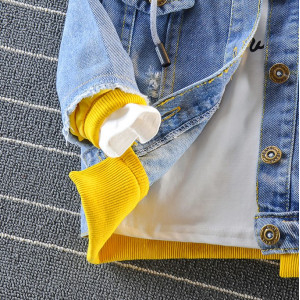 Джинсівка YOHNTNTY з жовтими вставками 10541