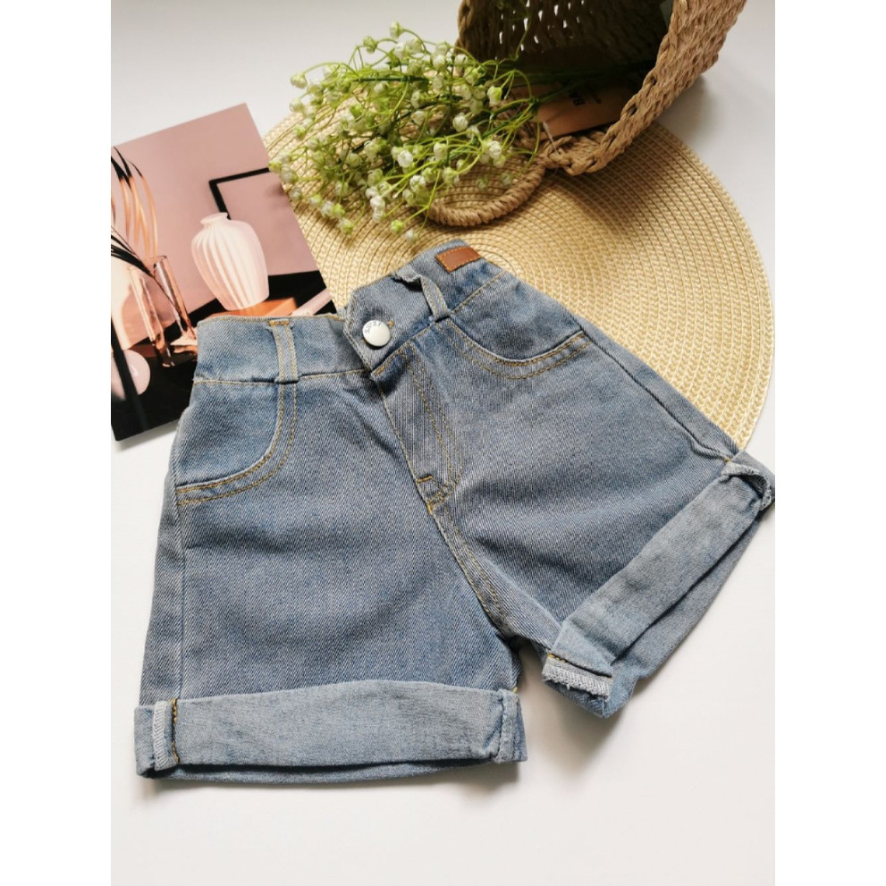 Джинсові шорти для дівчинки сині 10318