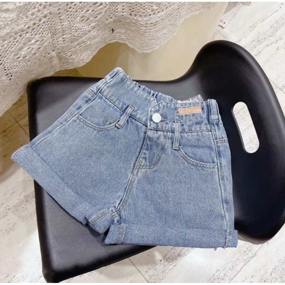 Джинсові шорти для дівчинки сині 10318