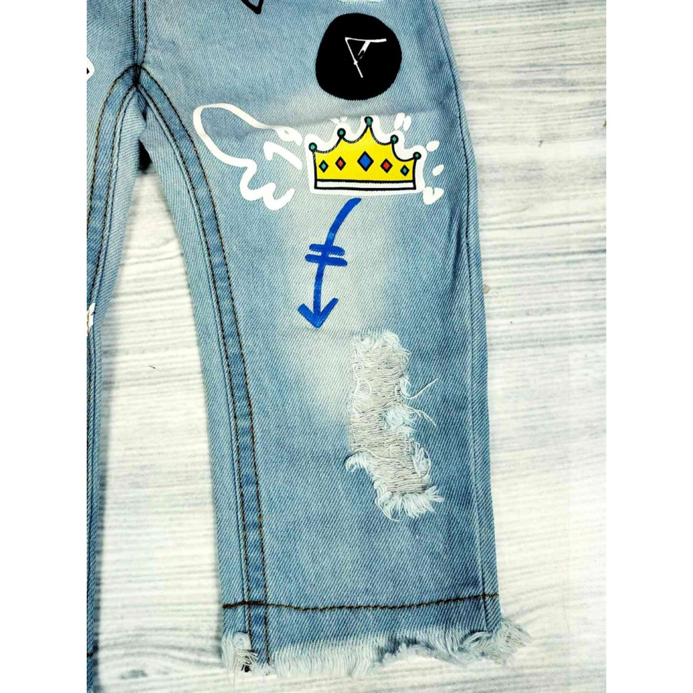 Джинси для дівчинки Crown 4430