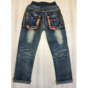 Джинси для хлопчиків в'язана кишеня 2839