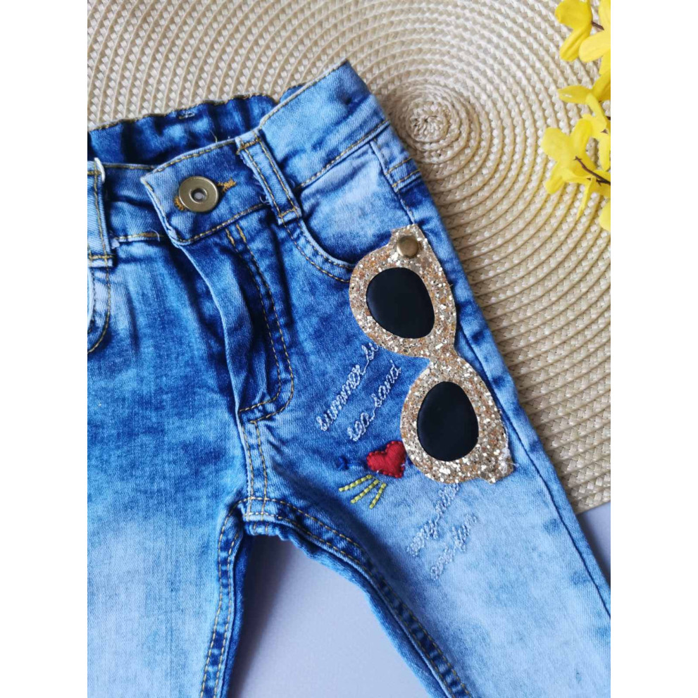 Джинси світлі Glasses 1068