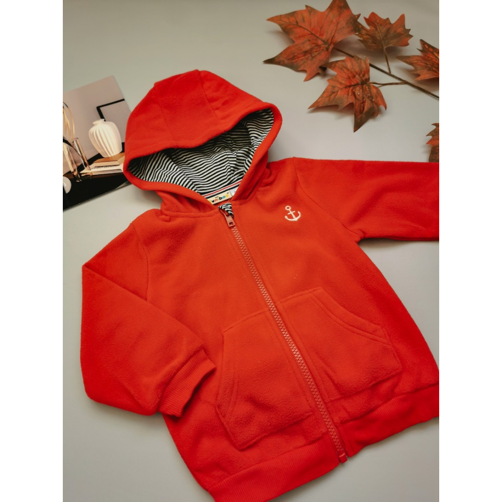 Флісова кофтинка червона 30002