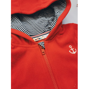 Флісова кофтинка червона 30002