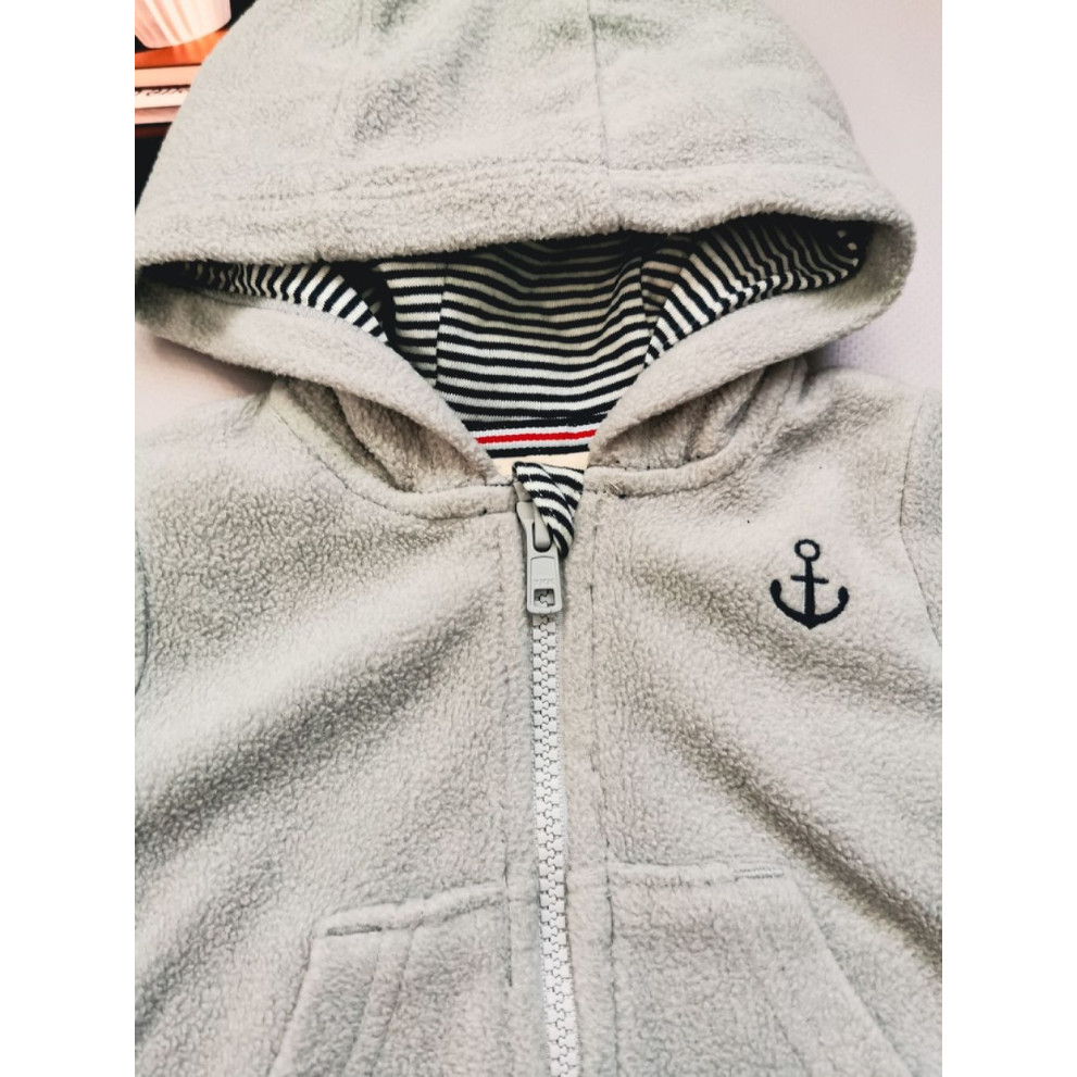 Флісова кофтинка сіра 30003