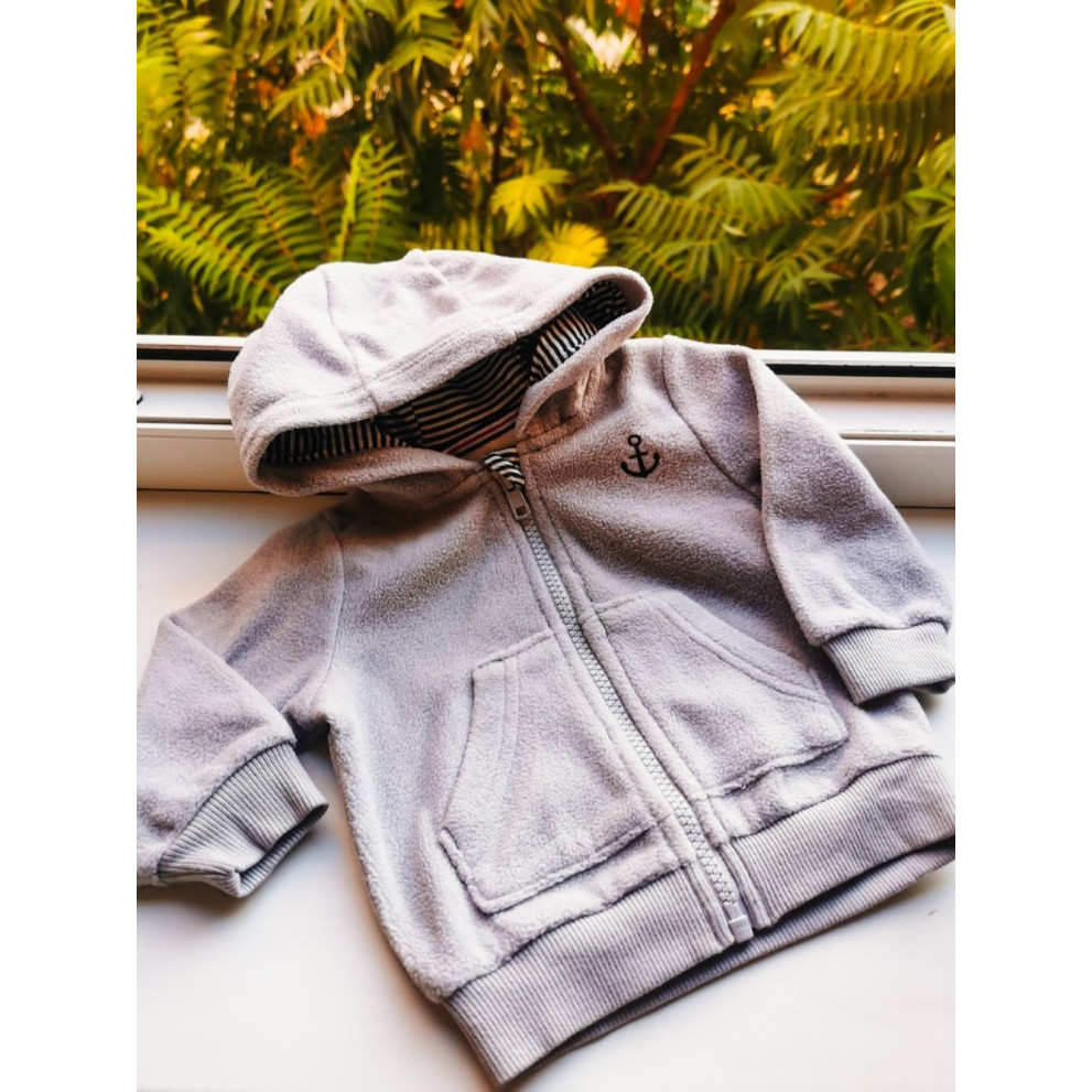 Флісова кофтинка сіра 30003