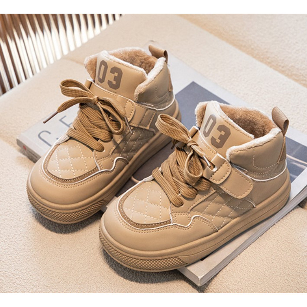 Хайтопи демі Diamond 2 на липучці бежеві