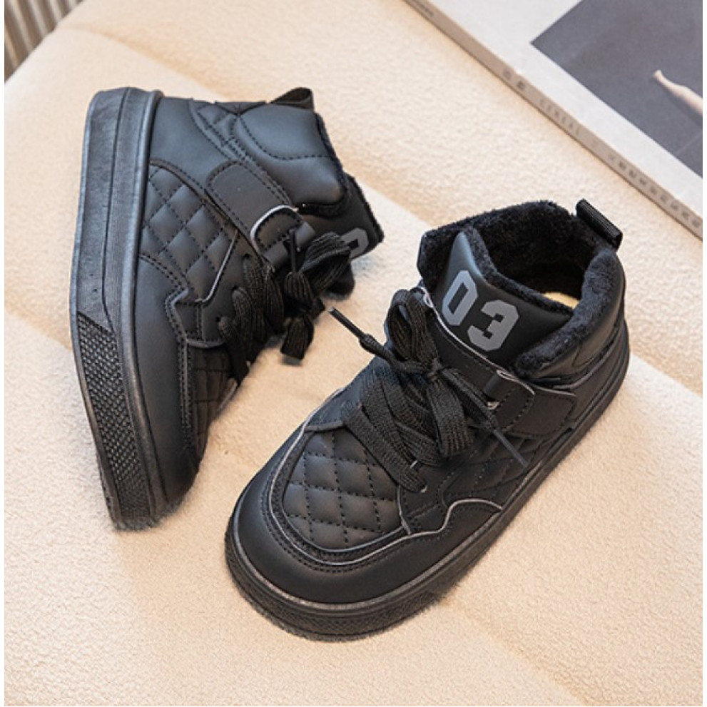 Хайтопи демі Diamond 2 на липучці чорні