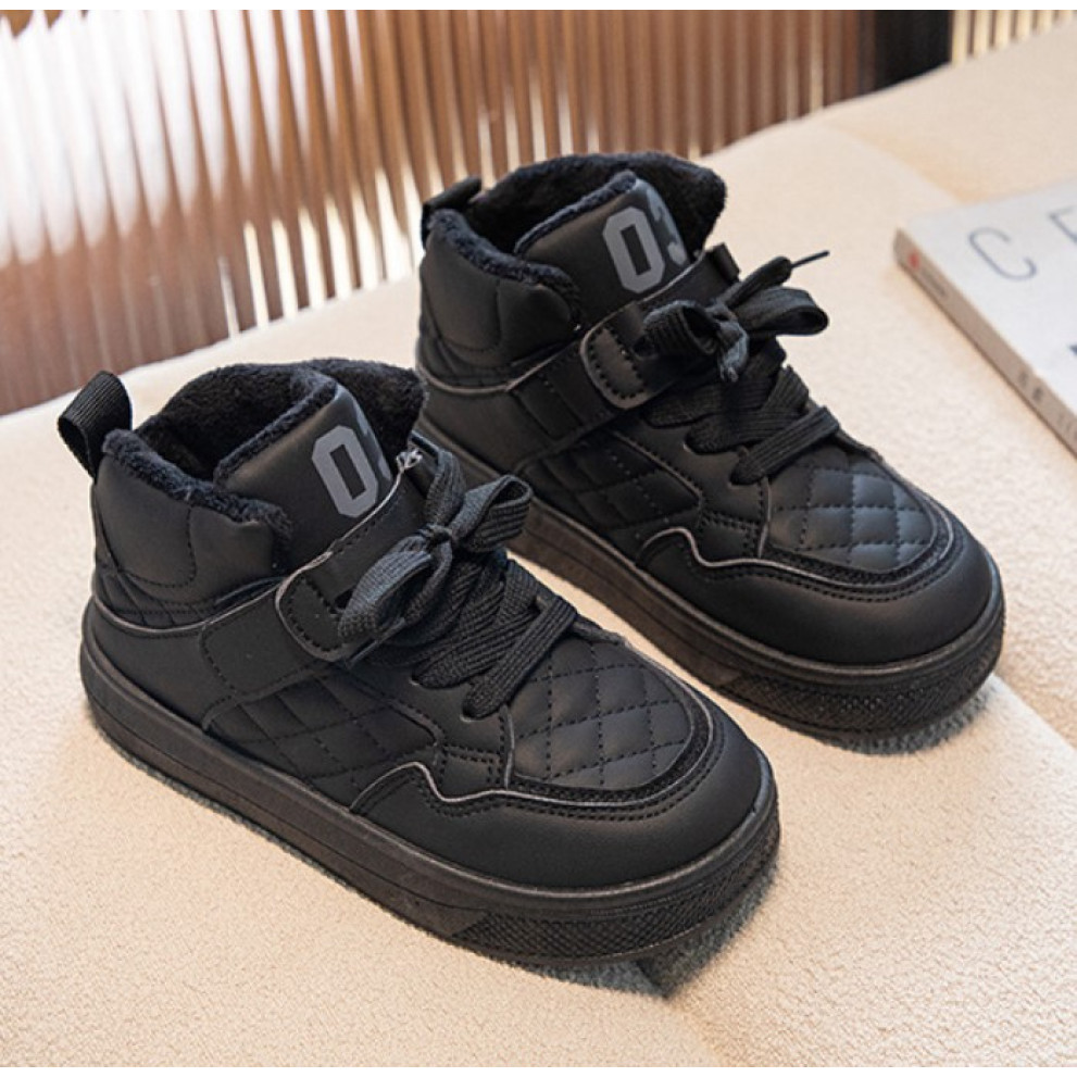 Хайтопи демі Diamond 2 на липучці чорні