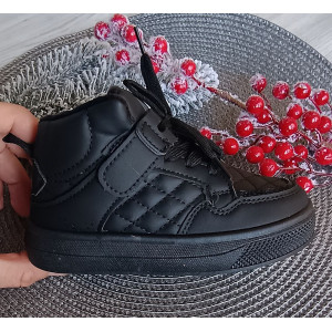 Хайтопи демі Diamond 2 на липучці чорні