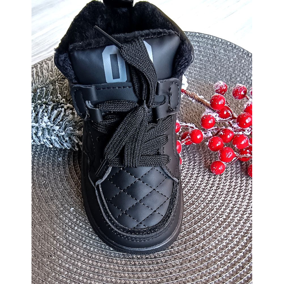 Хайтопи демі Diamond 2 на липучці чорні