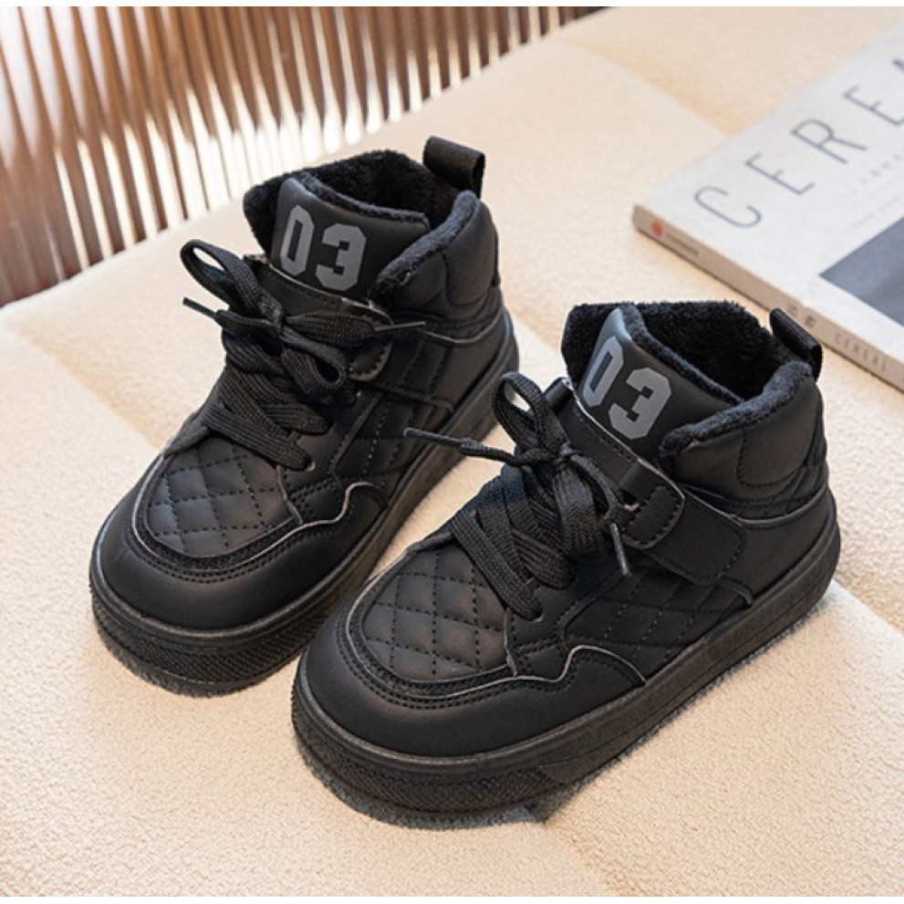 Хайтопи демі Diamond 2 на липучці чорні