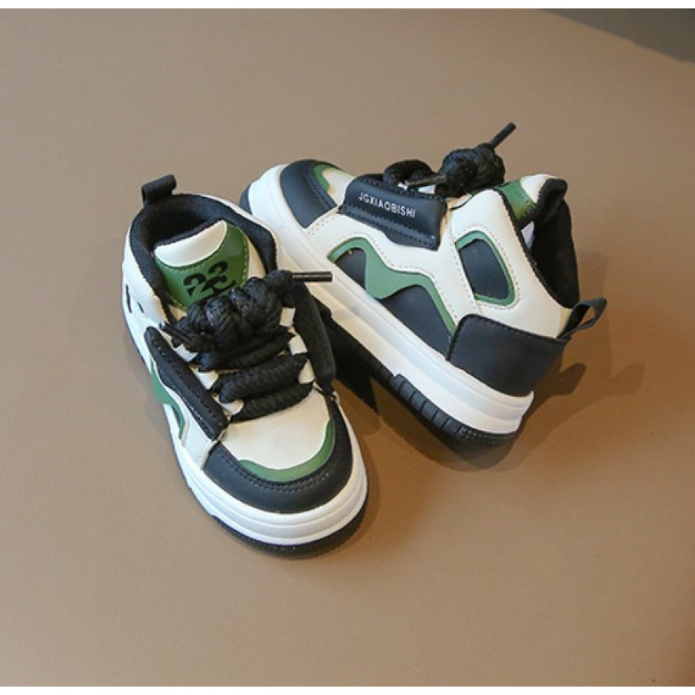 Хайтопи дитячі XIA чорно-зелені