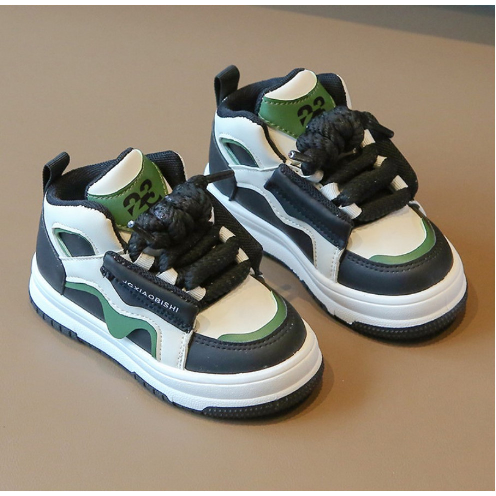 Хайтопи дитячі XIA чорно-зелені