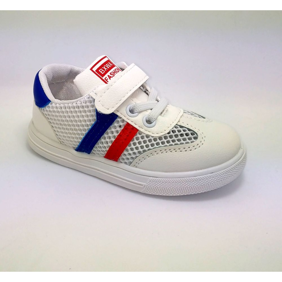 Кеди літні дихаюча сітка BXWA з синіми смужками