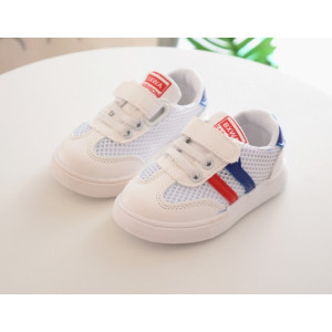 Кеди літні дихаюча сітка BXWA з синіми смужками