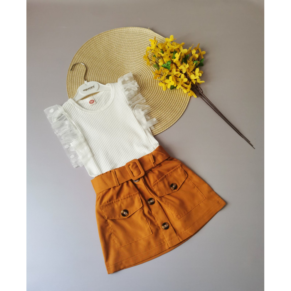 Комплект для дівчинки майка і спідничка 10051