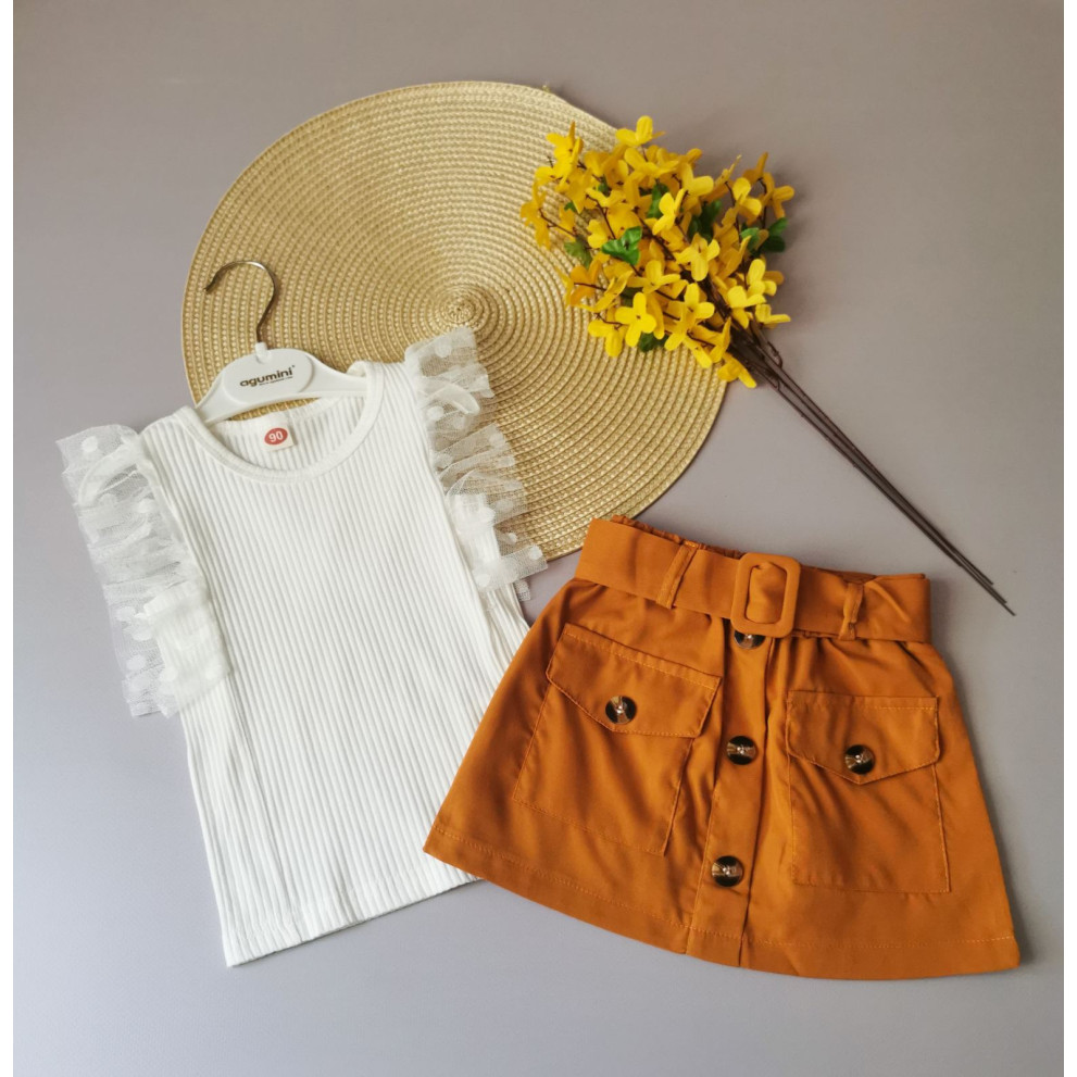 Комплект для дівчинки майка і спідничка 10051